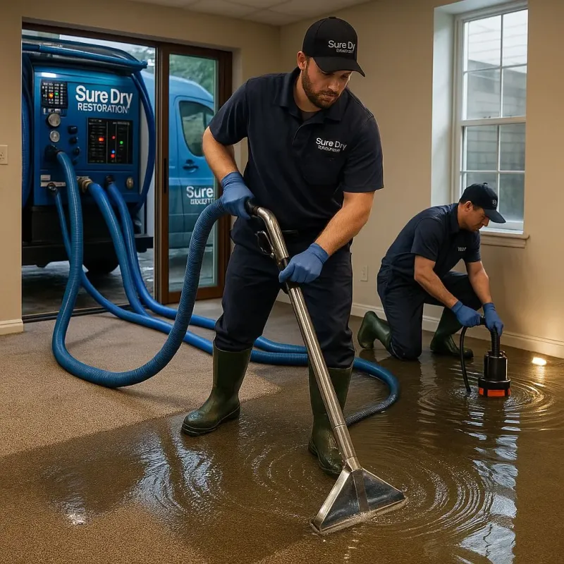 Water Extraction and Removal process in Tenino, WA